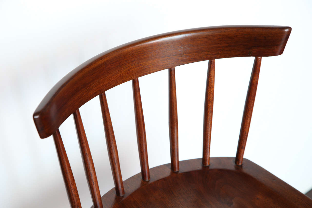 Mid-20th Century Rare Four-Legged High Chair by George Nakashima