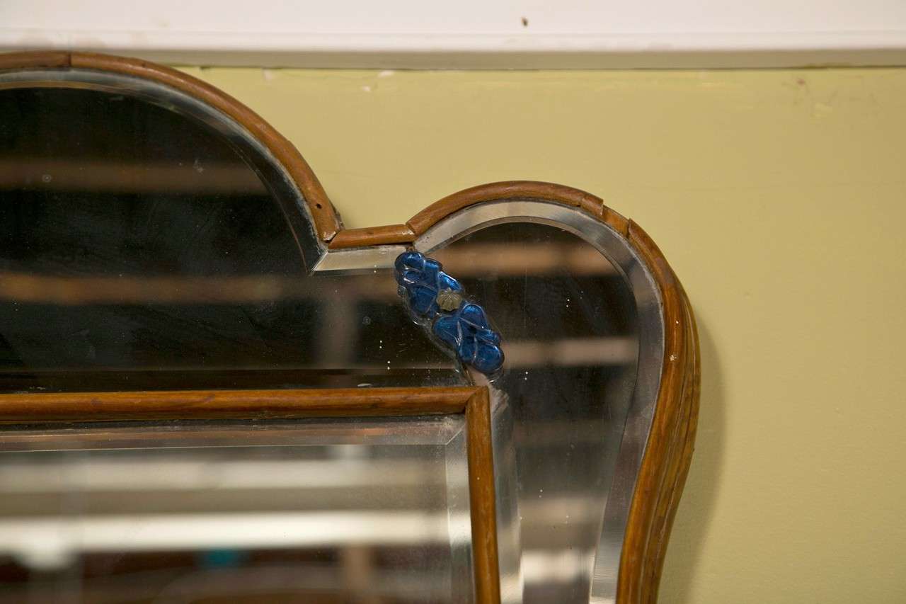 Elegant Hollywood Regency Style Mirror