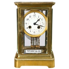 Vintage Carriage Clock by Tiffany & Co Made In France