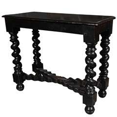 English Ebonized Console, Circa 1850