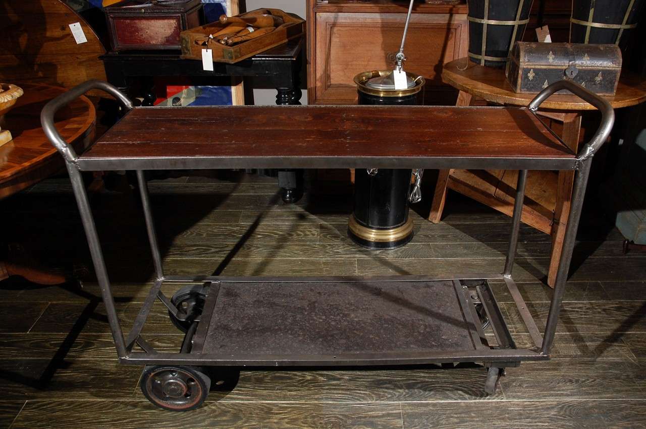 French Metal Trolley, Circa 1940