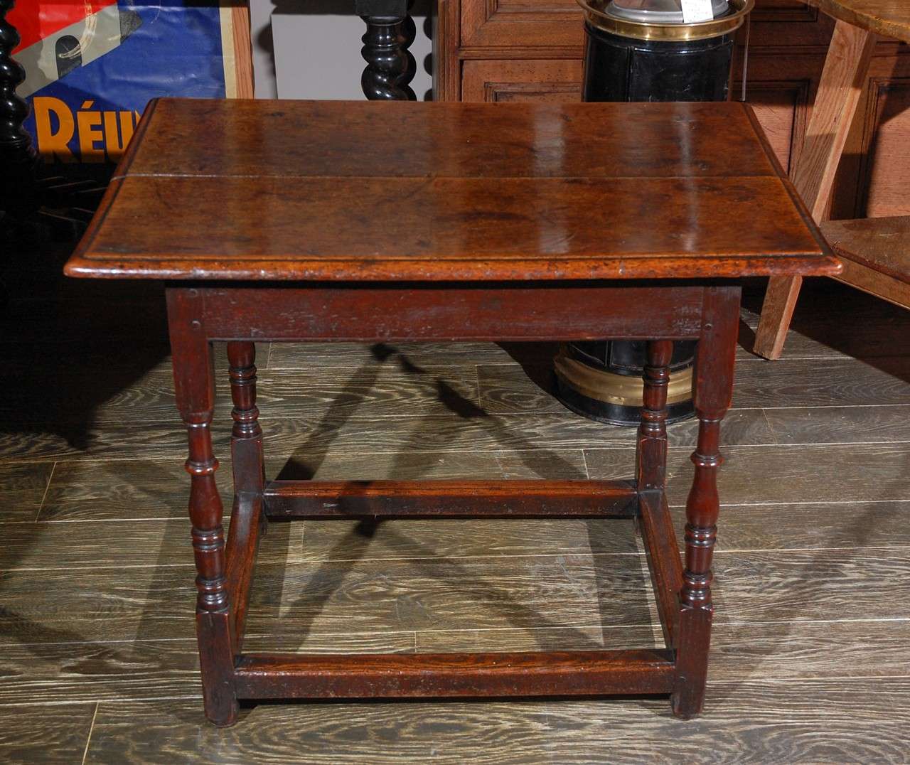 English Side Table in Oak, Circa 1840