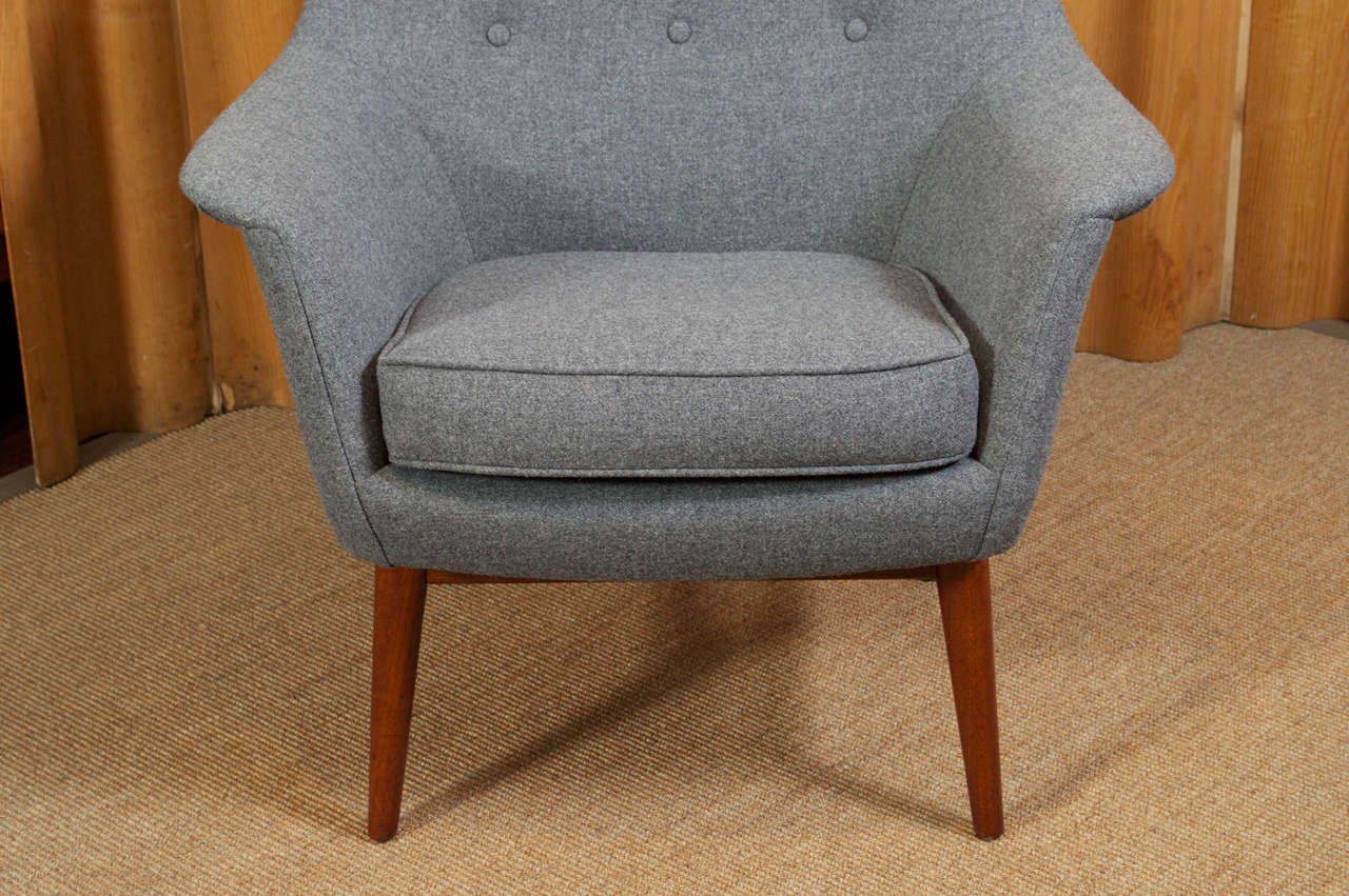 Danish Modern Lounge Chair In Excellent Condition In San Francisco, CA