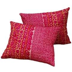 Vintage Embroidered Indian Pillows