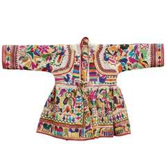 Vintage Embroidered Child's Dress from India