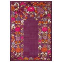 Used Jai Namaz Silk Prayer Suzani