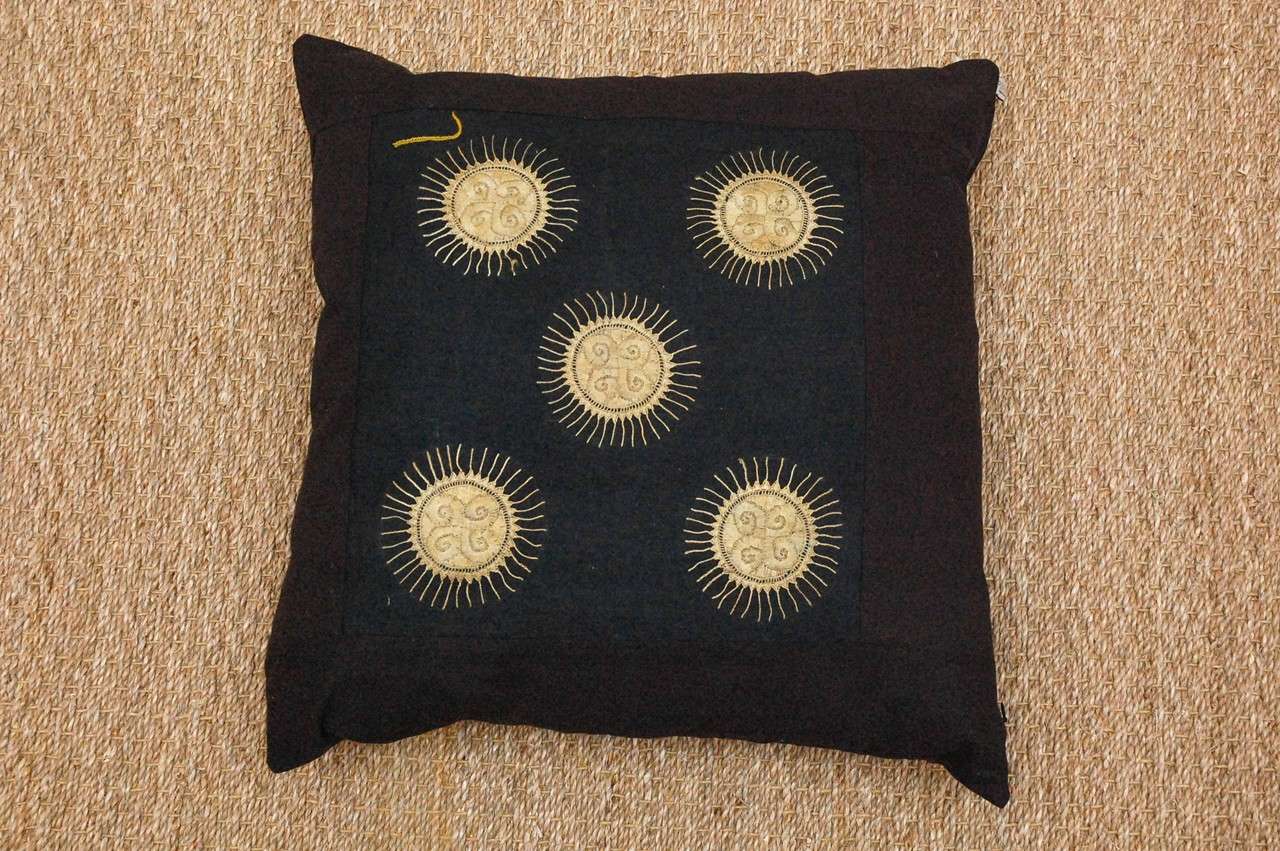 Vintage Southeast Asian Dong Textile Pillows at 1stdibs