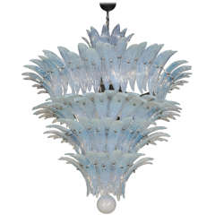 Vintage Murano Glass Chandelier by Veronese