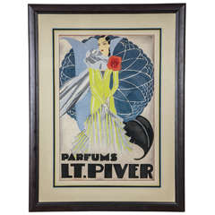 Circa 1925 Oirignal Watercolor for a Perfume Advertising Project by Pera 7