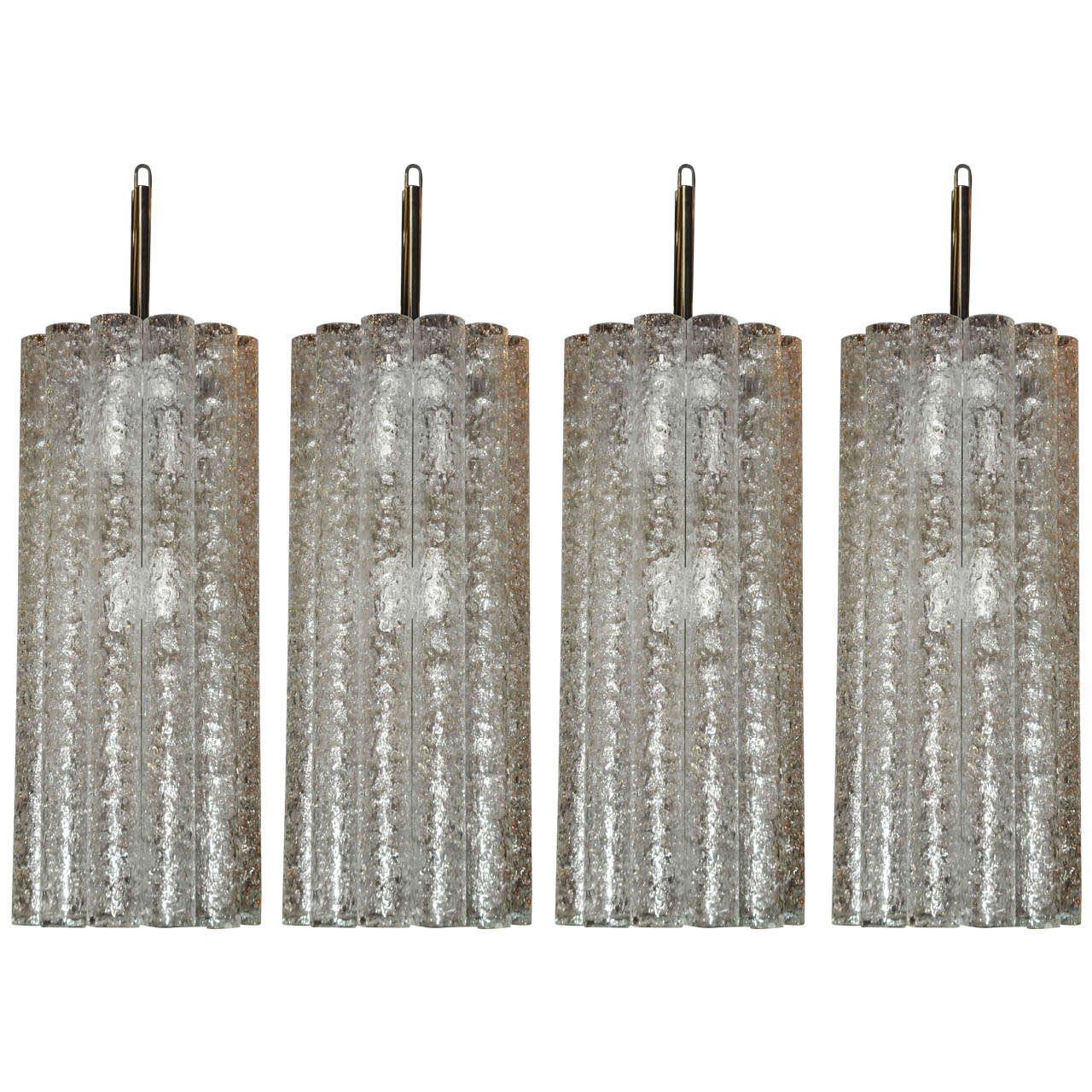 Set of Four 1960-1970's Pendant Lights For Sale