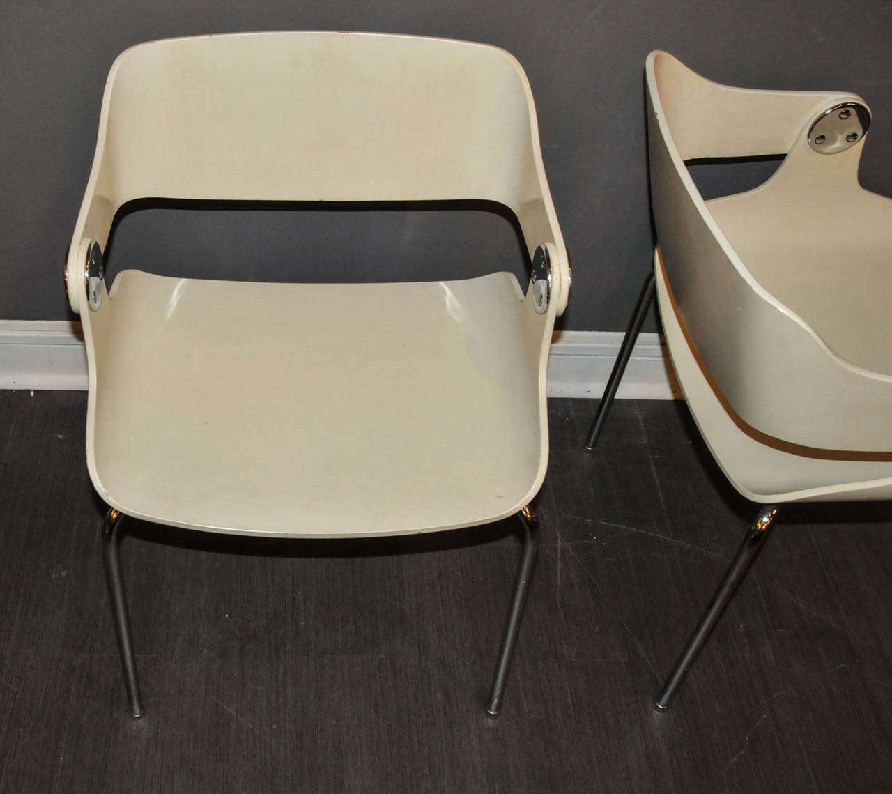 1960's Set of Four Armchairs For Sale 2