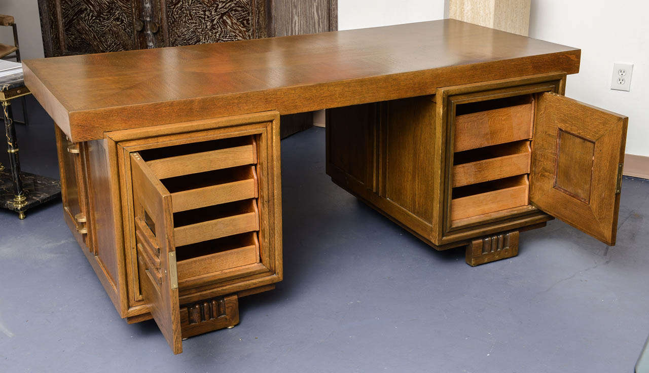 Charles Dudouyt Art Deco Desk 1