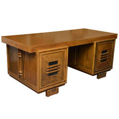 Charles Dudouyt Art Deco Desk