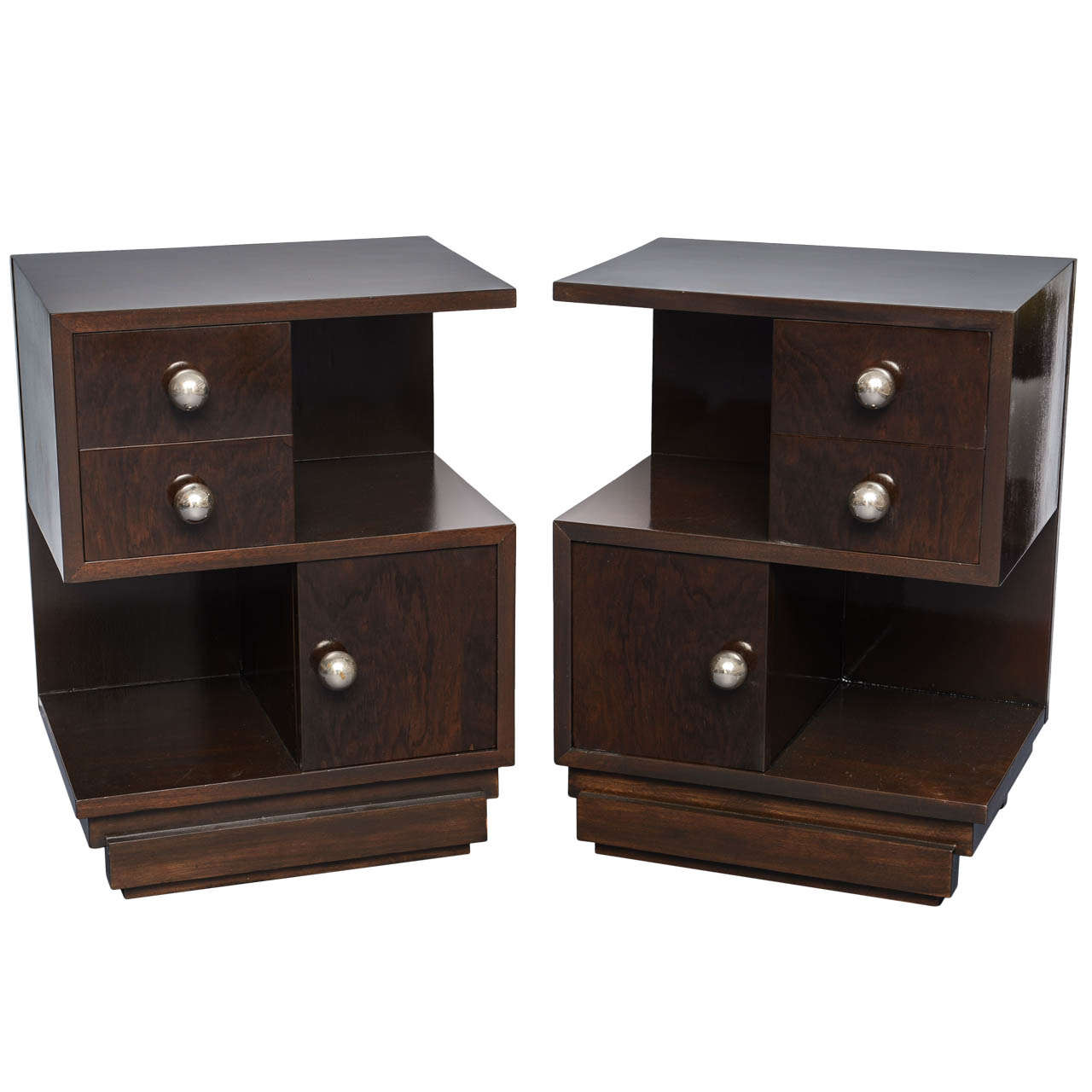 Pair of Art Deco Night Stands