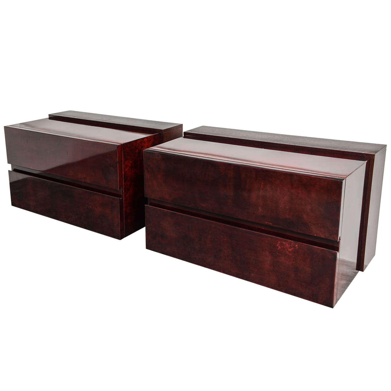 Pair Of Chest Of Drawers Designed By Aldo Tura