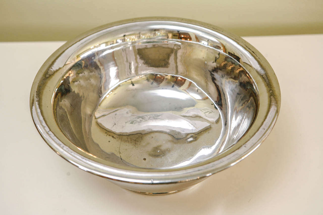 English Large Silver Luster Bowl, circa 1825