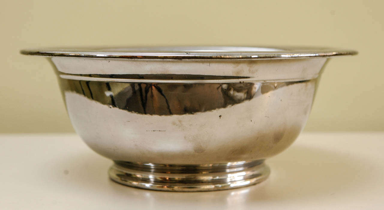 19th Century Large Silver Luster Bowl, circa 1825