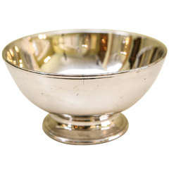 Footed Bowl in English Silver Luster, circa 1810