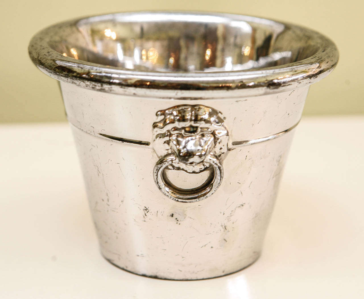 An English Silver Luster Flower Pot, c. 1800