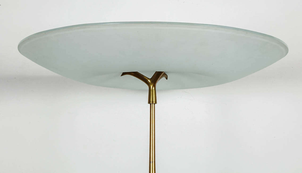 Italian Floor Lamp by Max Ingrand for Fontana Arte, circa 1957