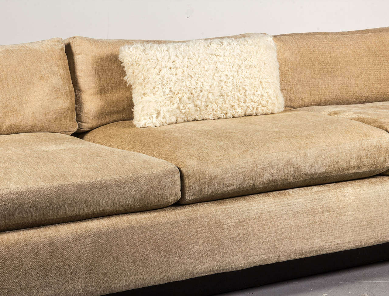 Mid-Century Modern tuxedo sofa by Harvey Probber