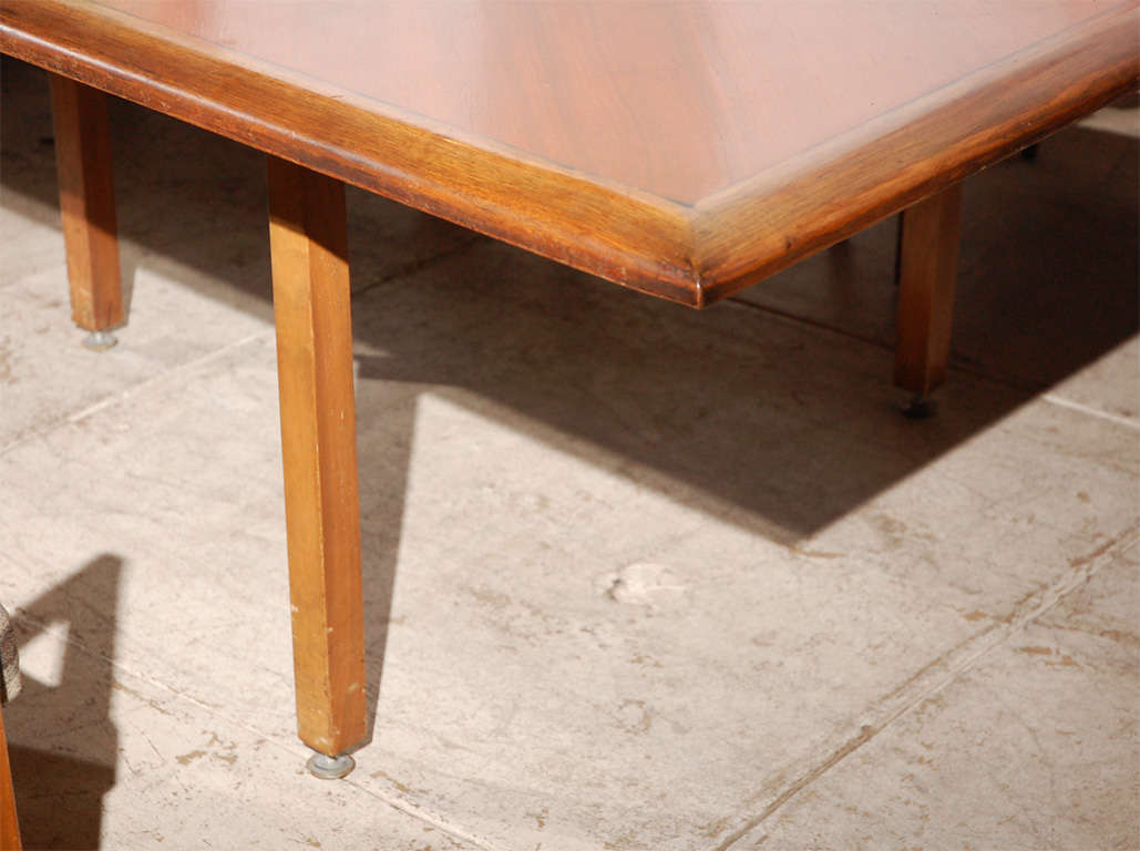 American 15' Conference Table and Chairs from Paul Williams Building For Sale