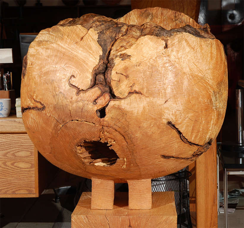 Maple Burl Vessel from the East Coast by craftsman Howard Werner.