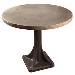 Antique Industrial Center Table