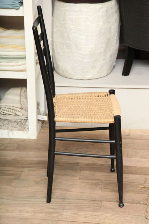 Mid-20th Century Gio Ponti Style Chairs For Sale
