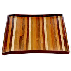 Don Shoemaker mix wood serving tray