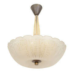 Vintage Orrefors Light Fixture