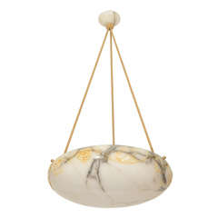 Vintage Alabaster Light Fixture