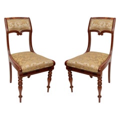 Used Set of Six Mahogany Dining Chairs