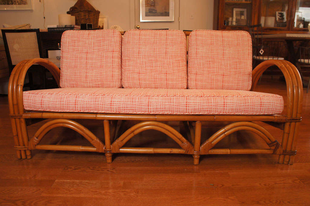 American Rattan Sofa