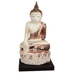Seated Alabaster Buddha