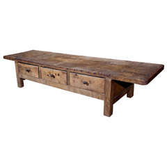 French farm/work table, c. 1860
