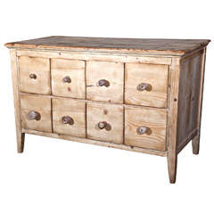 Antique French 8-drawer chest, c. 1840