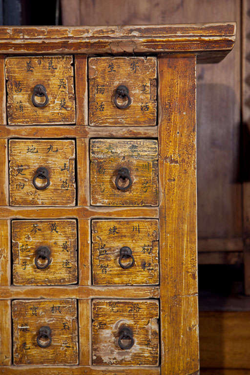 19th Century Chinese apothecary cabinet, late 19th century