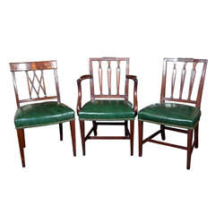12 Antique Hepplewhite Style Chairs