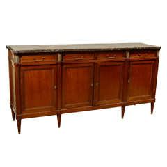 Louis 16 Style Enfilade with Marble Top