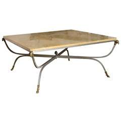 Maison Jansen Style Square Coffee Table