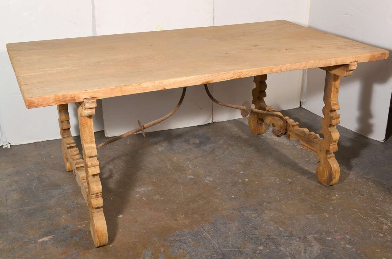 19th c. Spanish bleached table