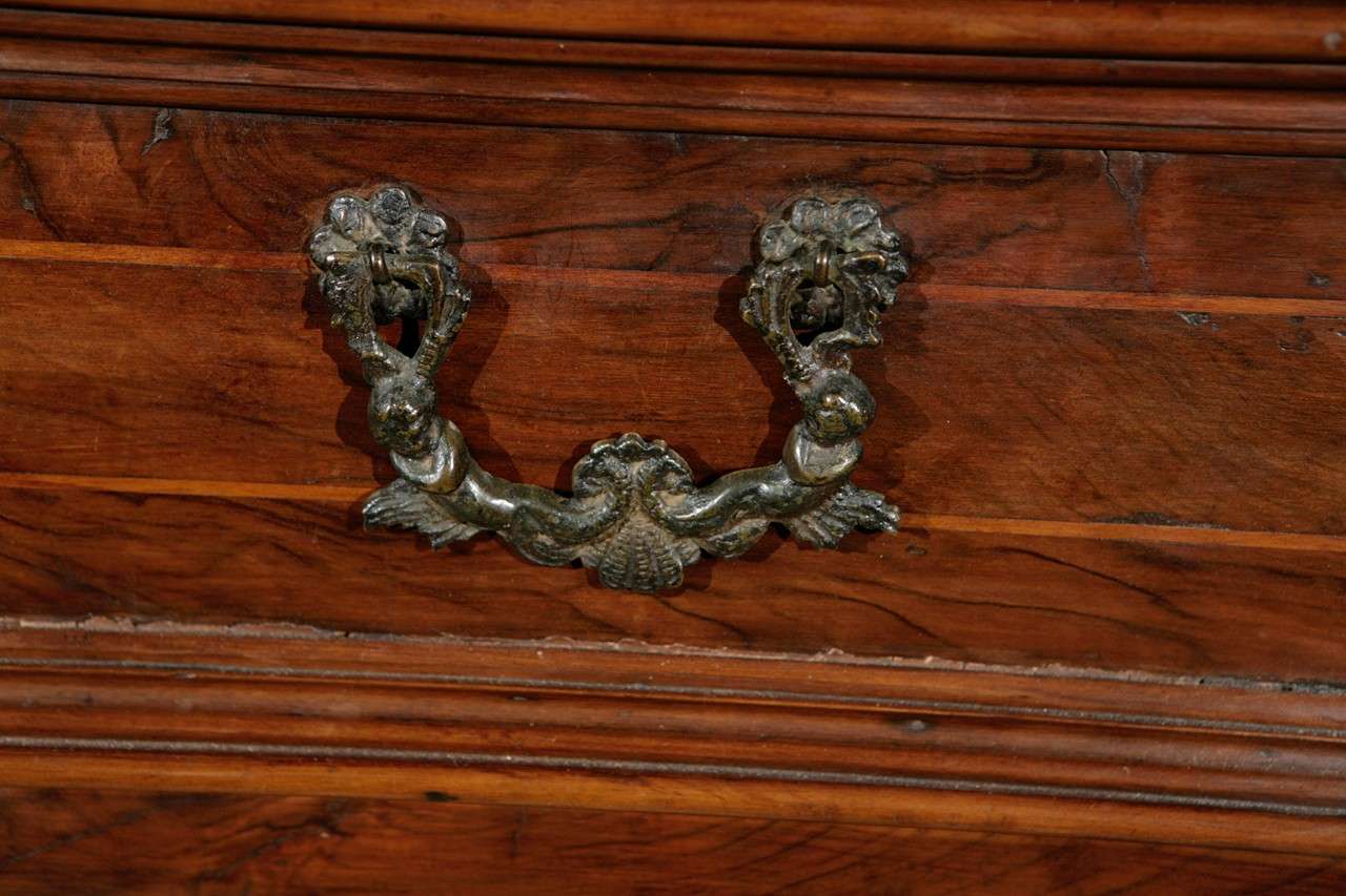 Hand-Carved Antique, Florentine, Four-Drawer Commode For Sale