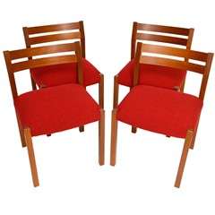 Set of Four Niels Moller Teak Dining Chairs