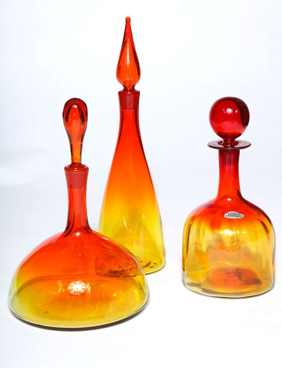 blenko decanter shapes