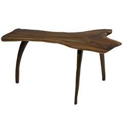 A Nice Deco Coffee Table From Solid Walnut