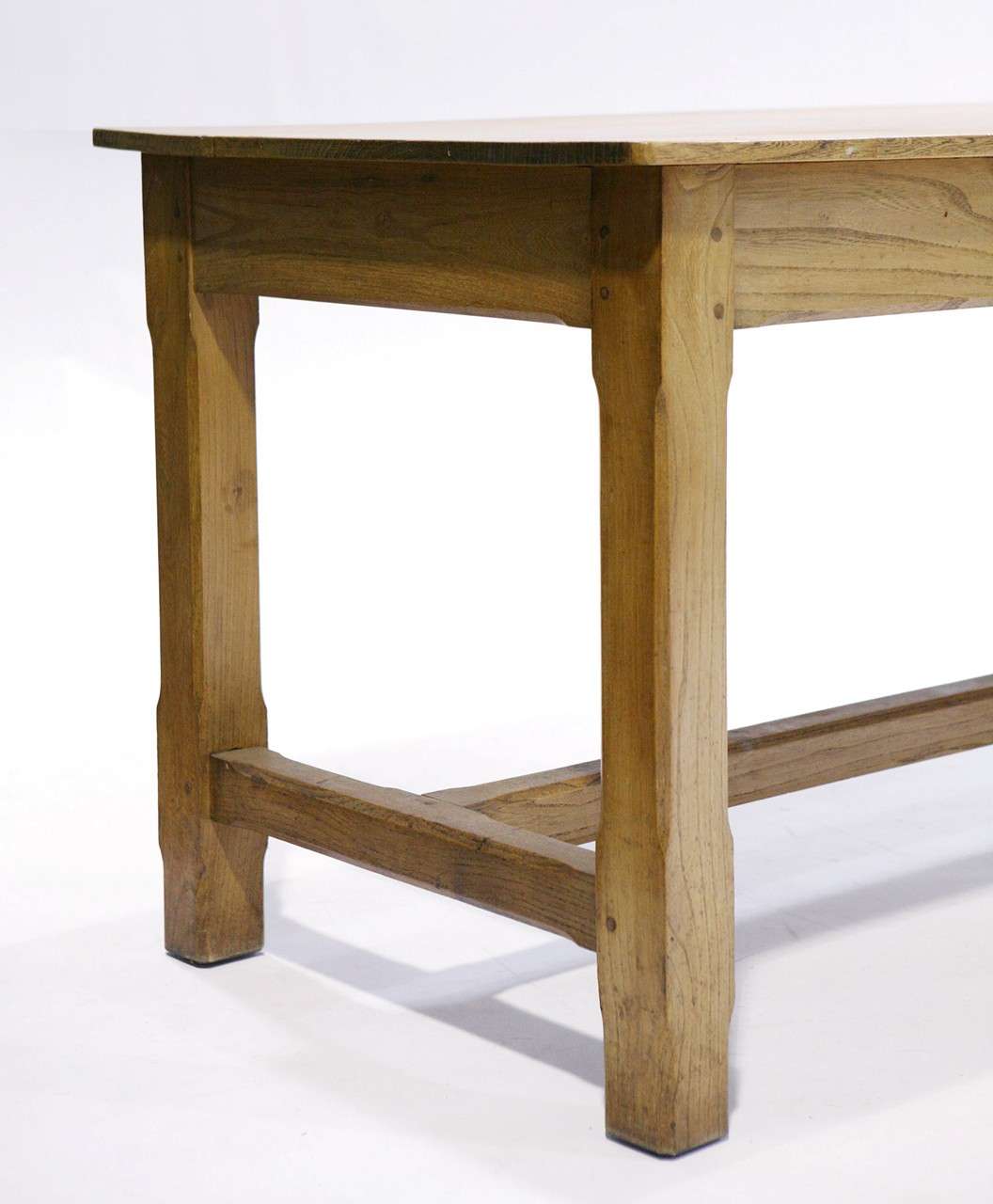 20th Century An Exception Country French Farm Table Made From White Oak