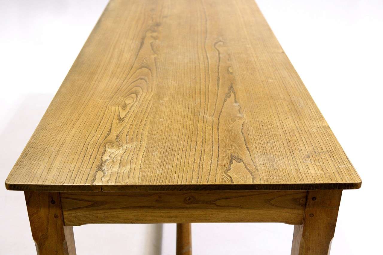An Exception Country French Farm Table Made From White Oak 5