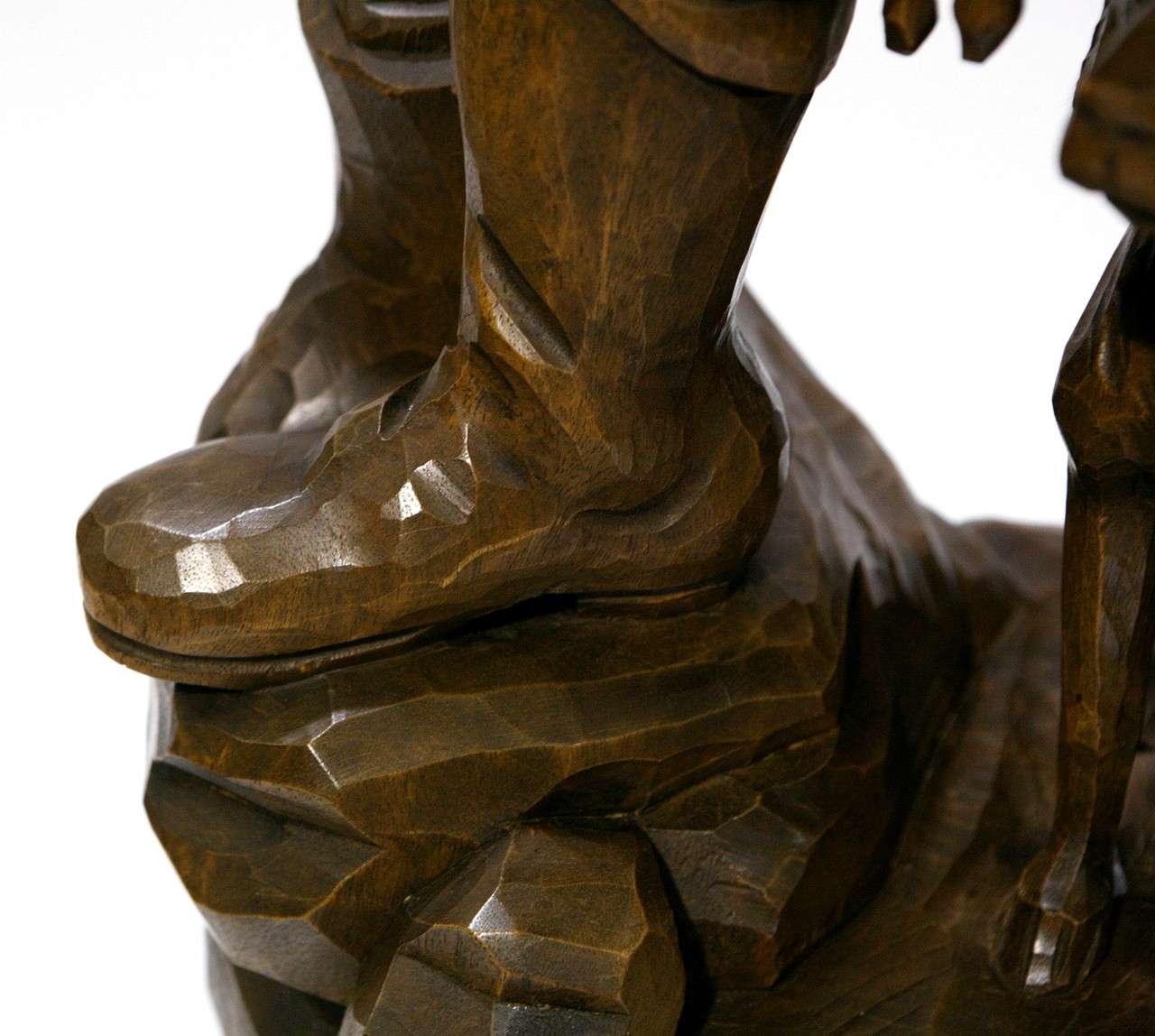 A Wooden German Carving of A Hunter with Dog at 1stDibs man and his