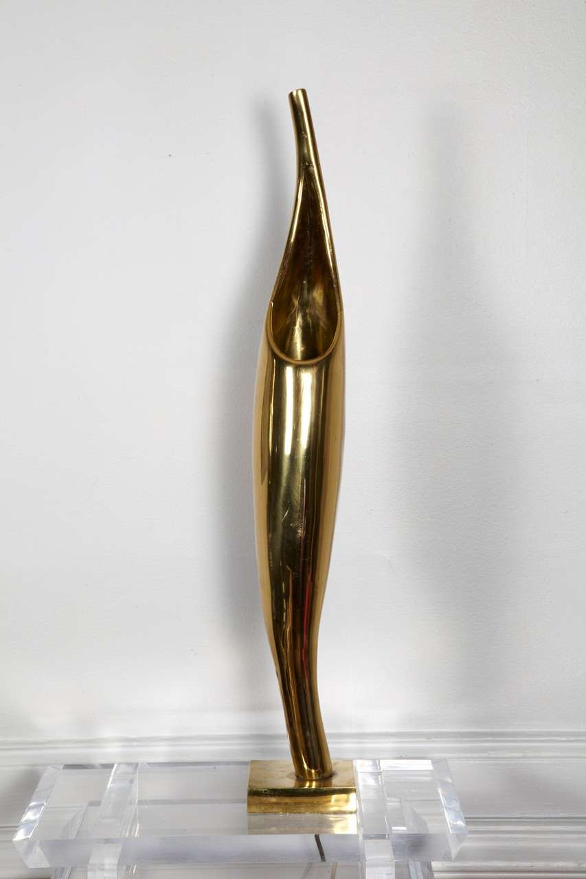 Polished Fantastic Sculptural Lamp By Michael For Sale
